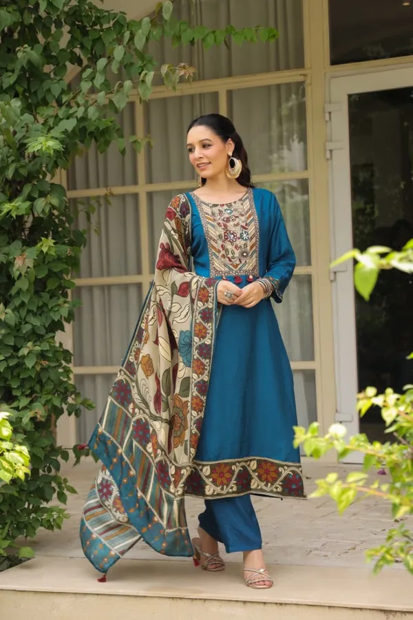 Blue_Cotton_Premium_&_Fancy_Design_Suit_Set_For_Women