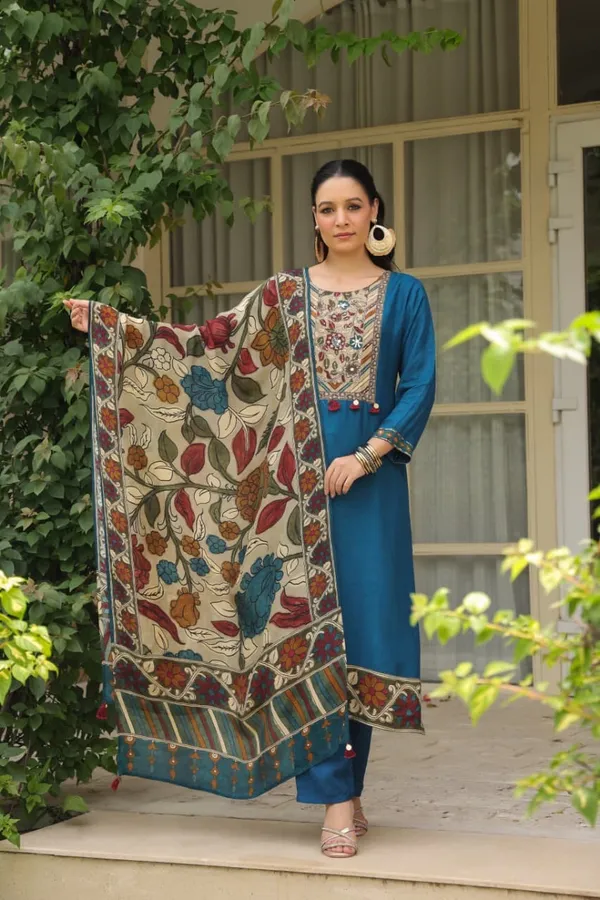 Blue_Cotton_Premium_&_Fancy_Design_Suit_Set_For_Women