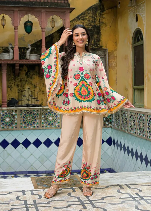 White_Crepe_Premium_&_Fancy_Design_Kurta_Set_For_Women