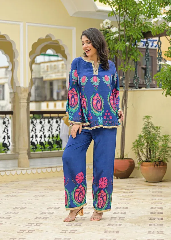 Blue_Crepe_Premium_&_Fancy_Design_Kurta_Set_For_Women