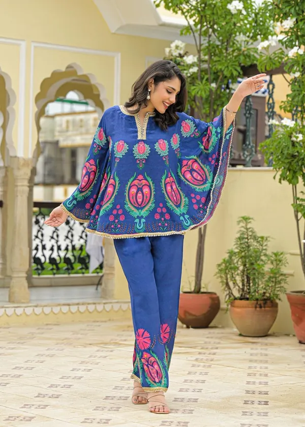 Blue_Crepe_Premium_&_Fancy_Design_Kurta_Set_For_Women