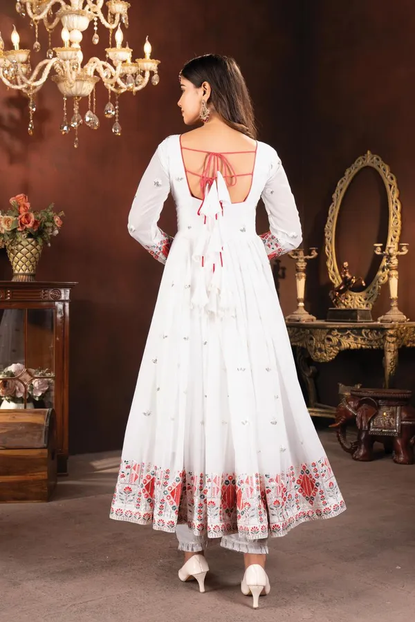 White_Blooming_Premium_&_Fancy_Design_Anarkali_Set_For_Women