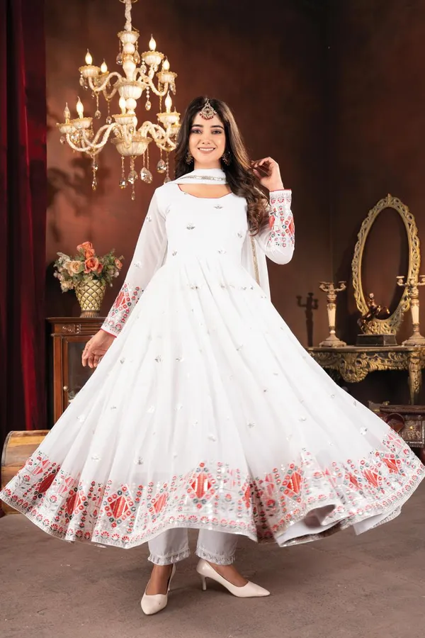 White_Blooming_Premium_&_Fancy_Design_Anarkali_Set_For_Women