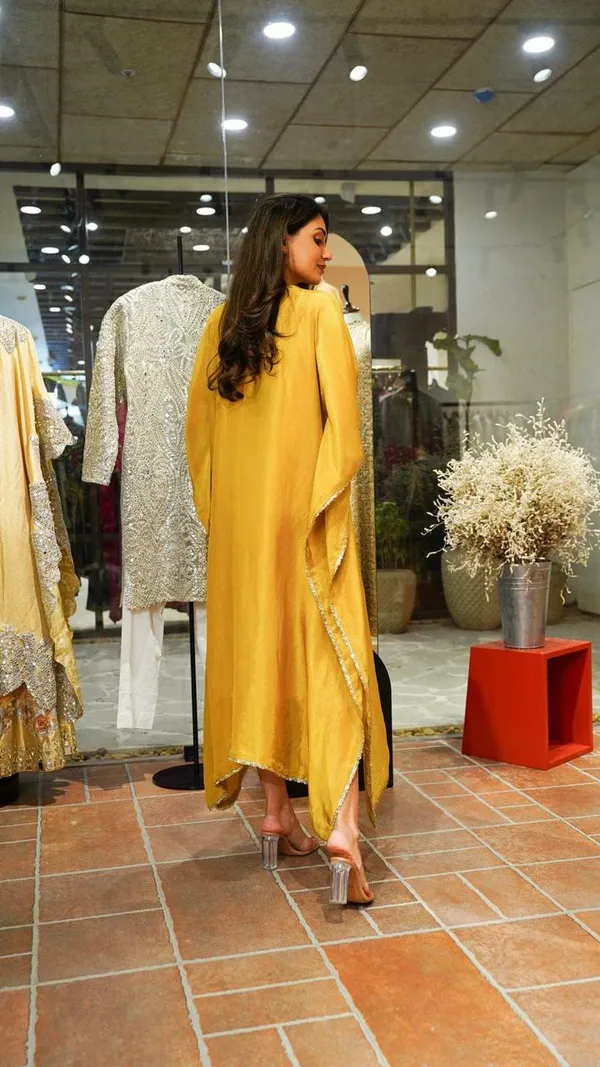 Yellow_Pure_Vichitra_Premium_&_Fancy_Design_Kaftan_For_Women
