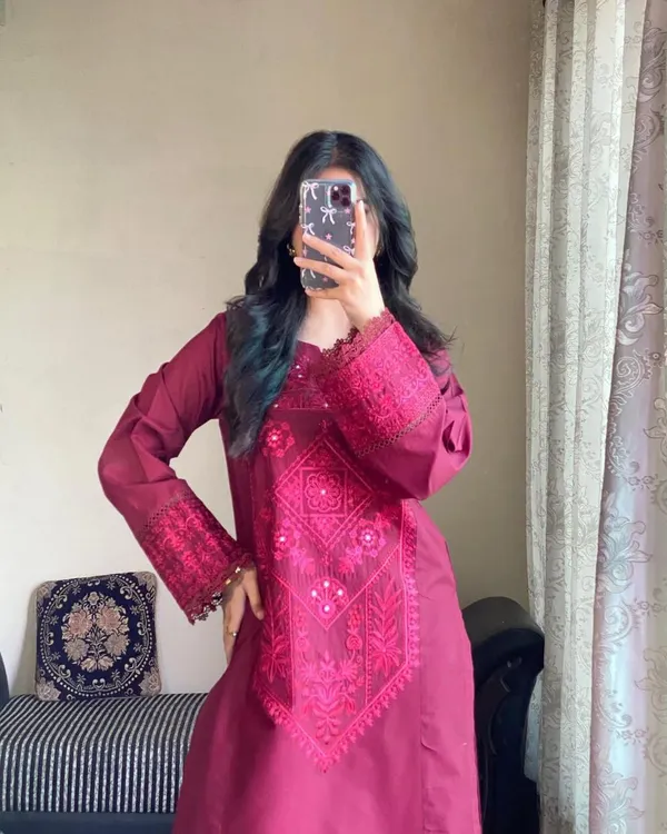 Pink_Cotton_Premium_&_Fancy_Design_Suit_Set_For_Women