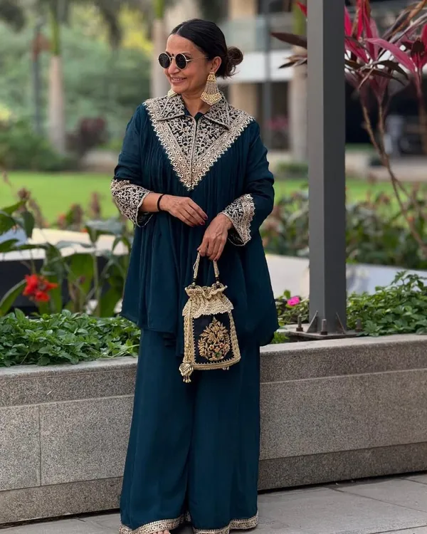 Blue_Pure_Vichitra_Premium_&_Fancy_Design_Co-Ord_Set_For_Women