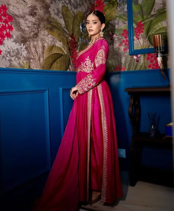 Pink_Chinon_Premium_&_Fancy_Design_Anarkali_Set_For_Women
