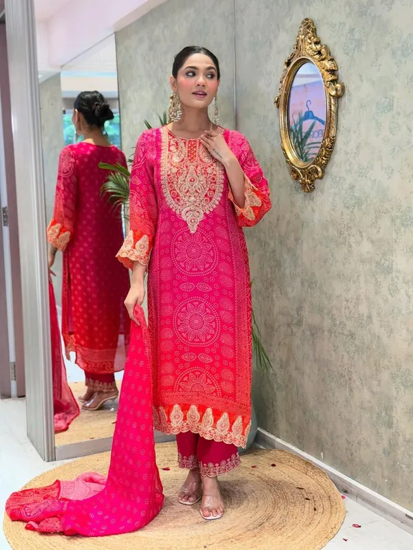 Pink_Cotton_Premium_&_Fancy_Design_Suit_Set_For_Women