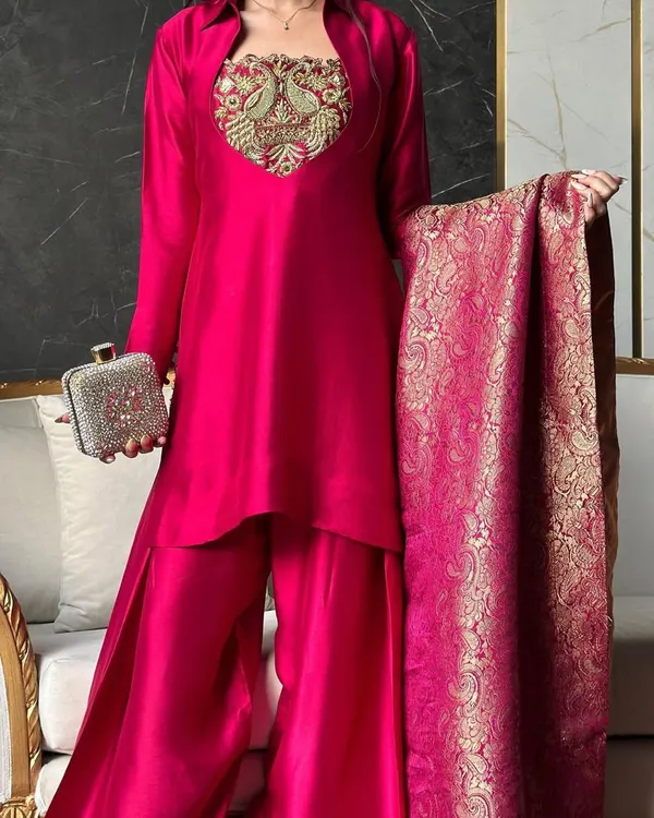 Pink_Cotton_Premium_&_Fancy_Design_Salwar_Suit_Set_For_Women