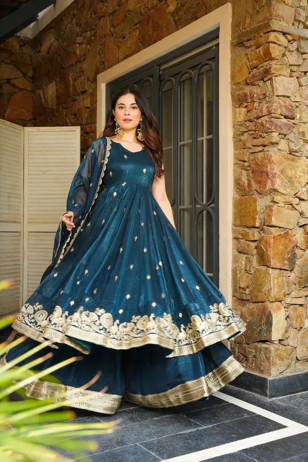 Blue_Cotton_Premium_&_Fancy_Design_Suit_Set_For_Women