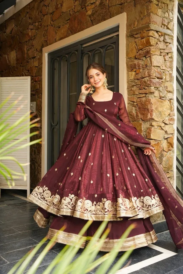 Brown_Cotton_Premium_&_Fancy_Design_Suit_Set_For_Women