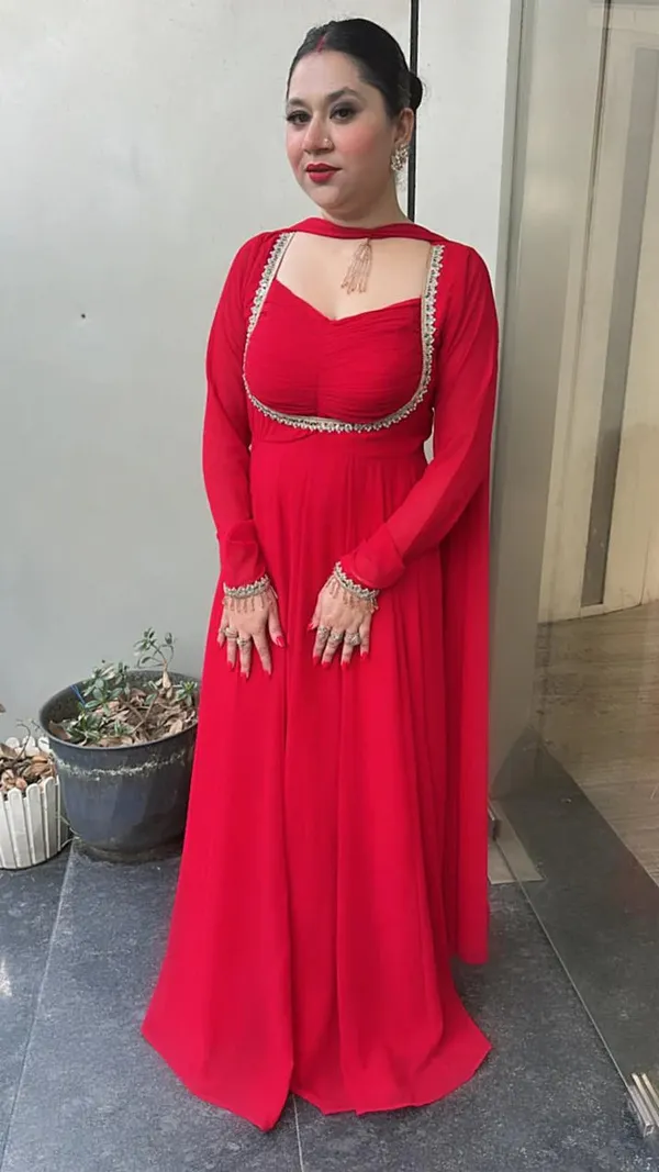 Red_Cotton_Premium_&_Fancy_Design_Anarkali_Set_For_Women