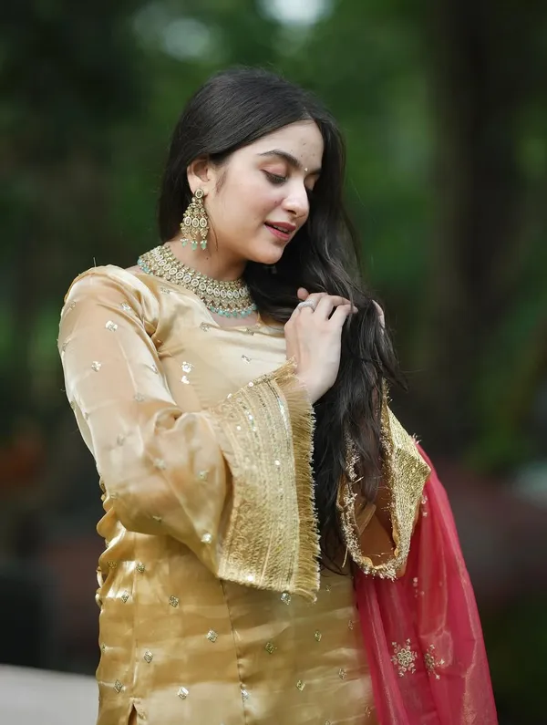 Gold_And_Pink_Cotton_Premium_&_Fancy_Design_Suit_Set_For_Women