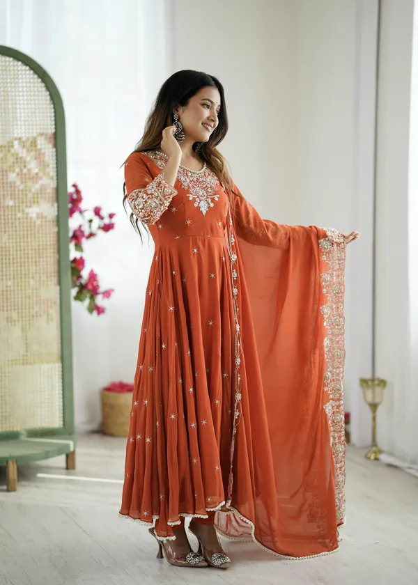 Orange_Blooming_Premium_&_Fancy_Design_Anarkali_Set_For_Women