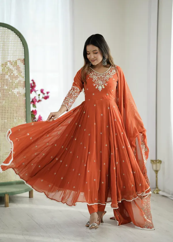 Orange_Blooming_Premium_&_Fancy_Design_Anarkali_Set_For_Women