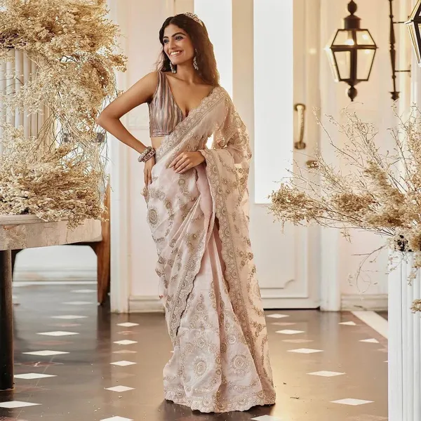 Off_White_Net_Premium_&_Fancy_Design_Saree_For_Women
