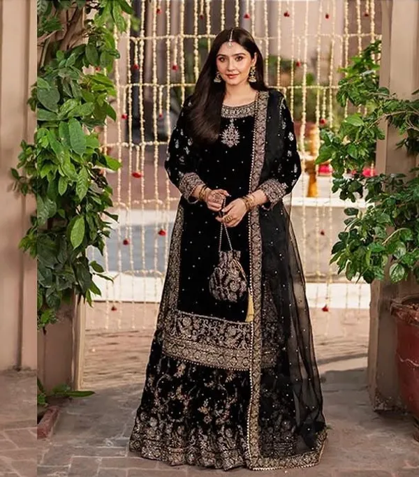 Black_Net_Premium_&_Fancy_Design_Sharara_Set_For_Women