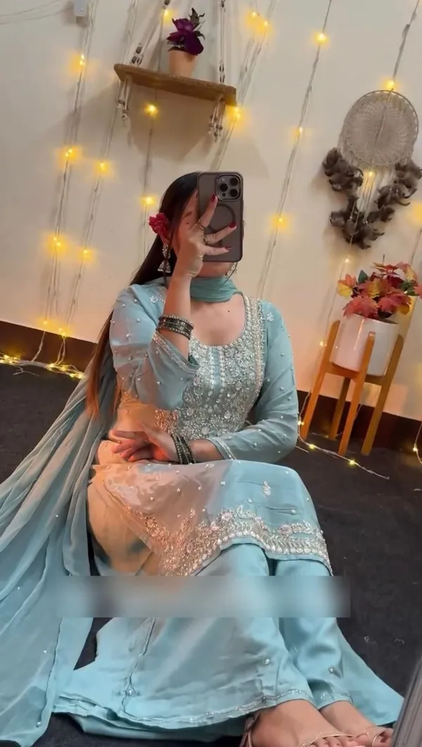 Blue_Cotton_Premium_&_Fancy_Design_Palazzo_Suit_For_Women