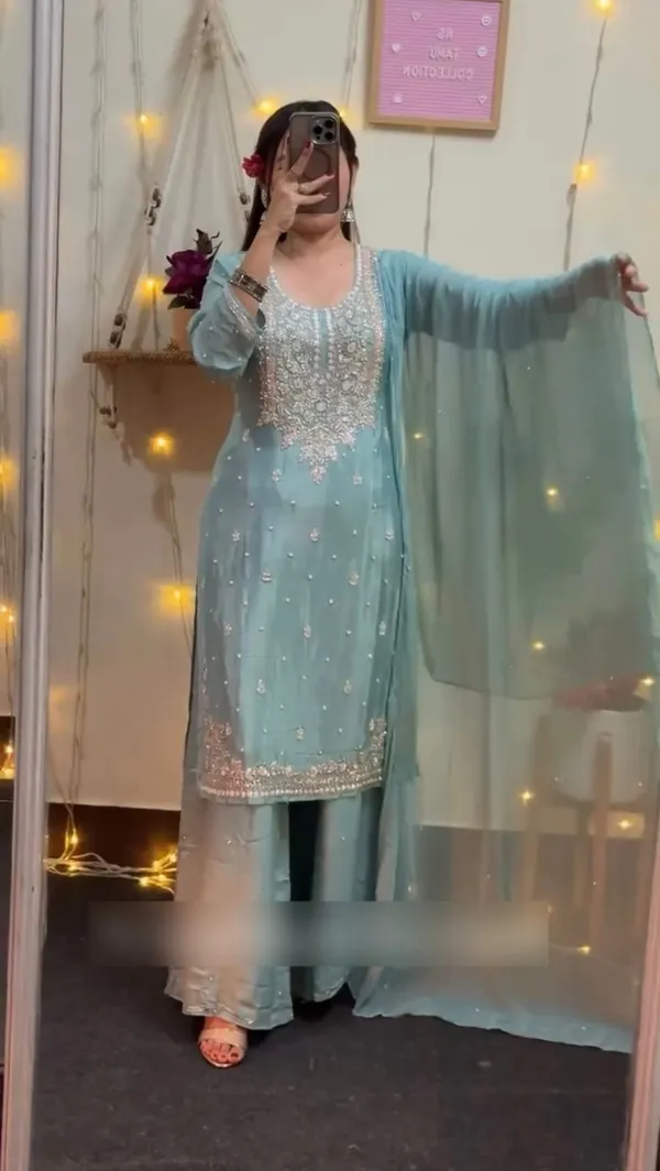 Blue_Cotton_Premium_&_Fancy_Design_Palazzo_Suit_For_Women