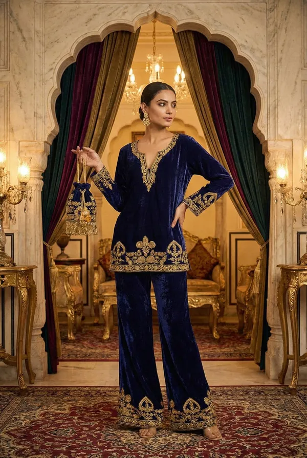 Black_Cotton_Premium_&_Fancy_Design_Co-Ord_Set_For_Women