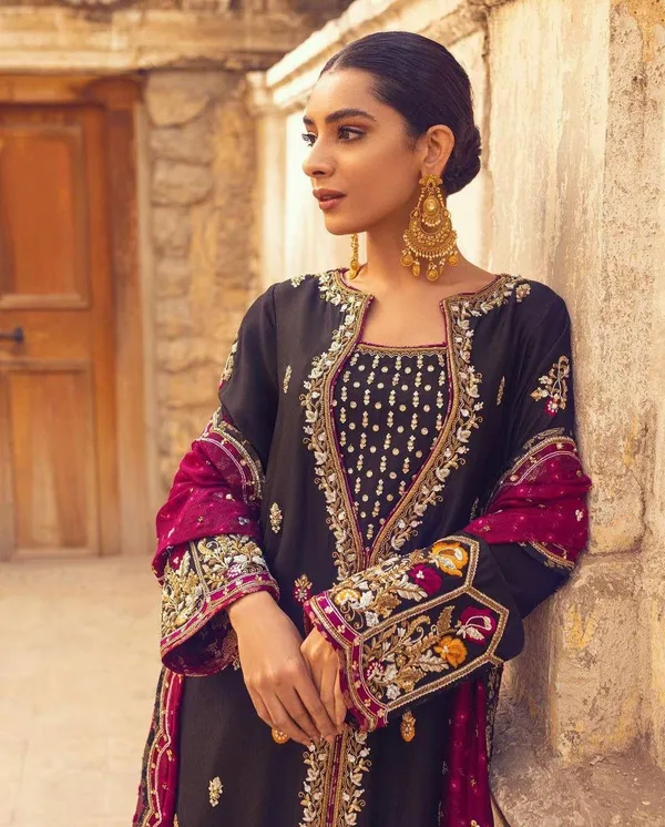 Multicolor_Georgette_Premium_&_Fancy_Design_A_Line_Kurti_Set_For_Women