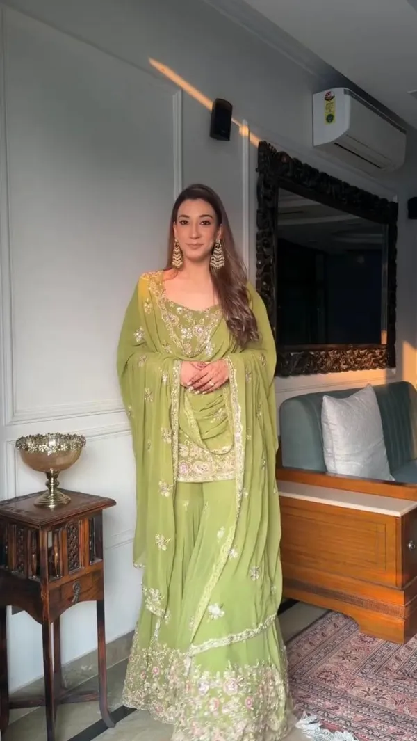 Green_Cotton_Premium_&_Fancy_Design_Sharara_Set_For_Women