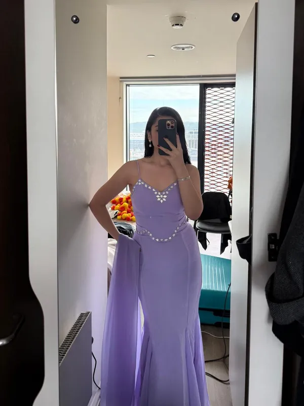 Purple_Georgette_Premium_&_Fancy_Design_Top_And_Skirt_Set_For_Women