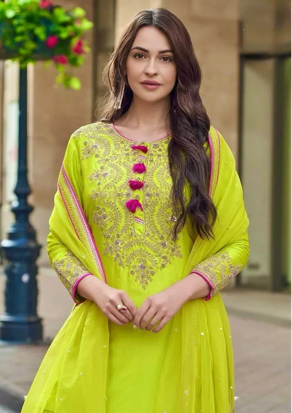 Yellow_Cotton_Premium_&_Fancy_Design_Sharara_Set_For_Women