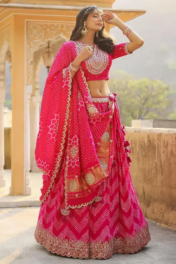 Pink_Crepe_Premium_&_Fancy_Design_Lehenga_And_Blouse_Set_For_Women
