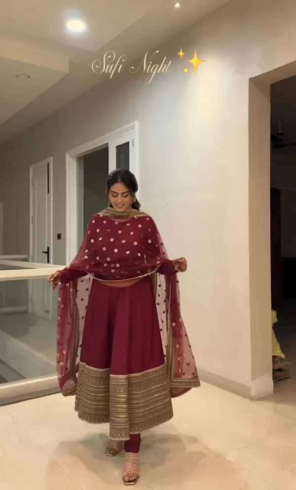 Maroon_Cotton_Premium_&_Fancy_Design_Anarkali_Set_For_Women
