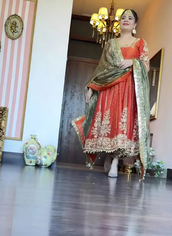 Red_Cotton_Premium_&_Fancy_Design_Anarkali_Set_For_Women
