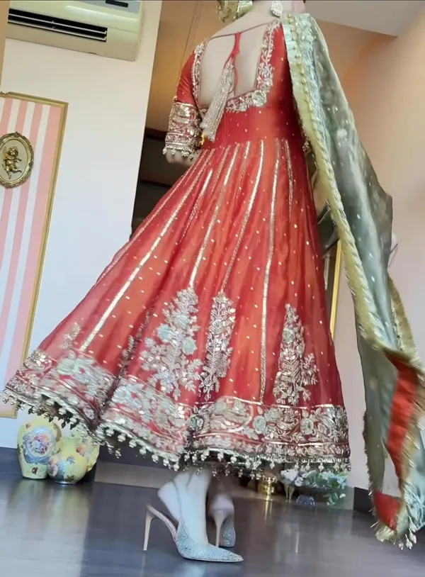 Red_Cotton_Premium_&_Fancy_Design_Anarkali_Set_For_Women