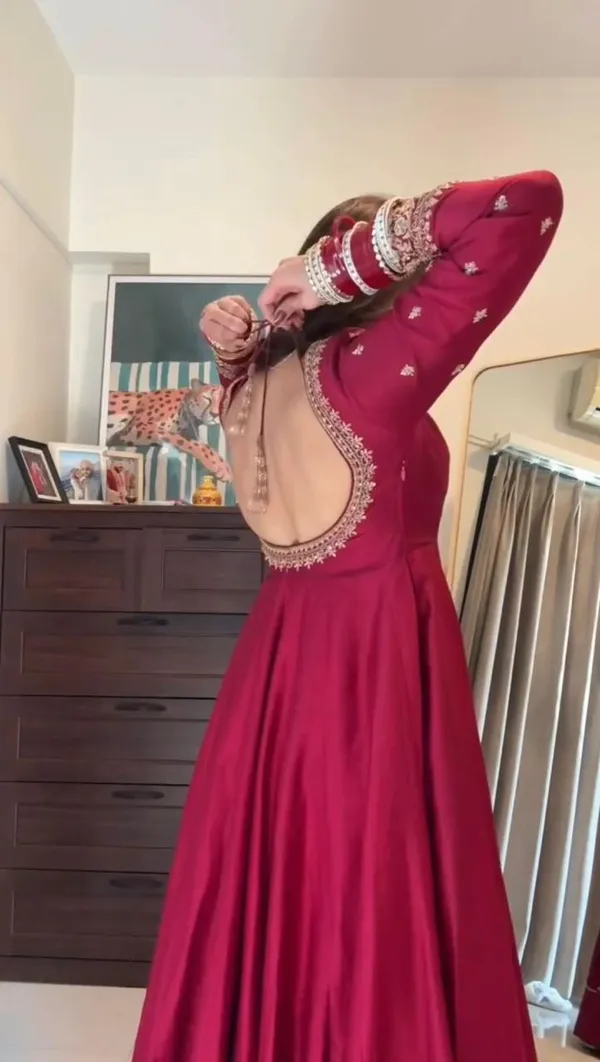 Pink_Chinon_Premium_&_Fancy_Design_Anarkali_And_Dupatta_For_Women