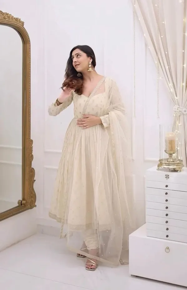 Off_White_Net_Premium_&_Fancy_Design_Anarkali_Set_For_Women
