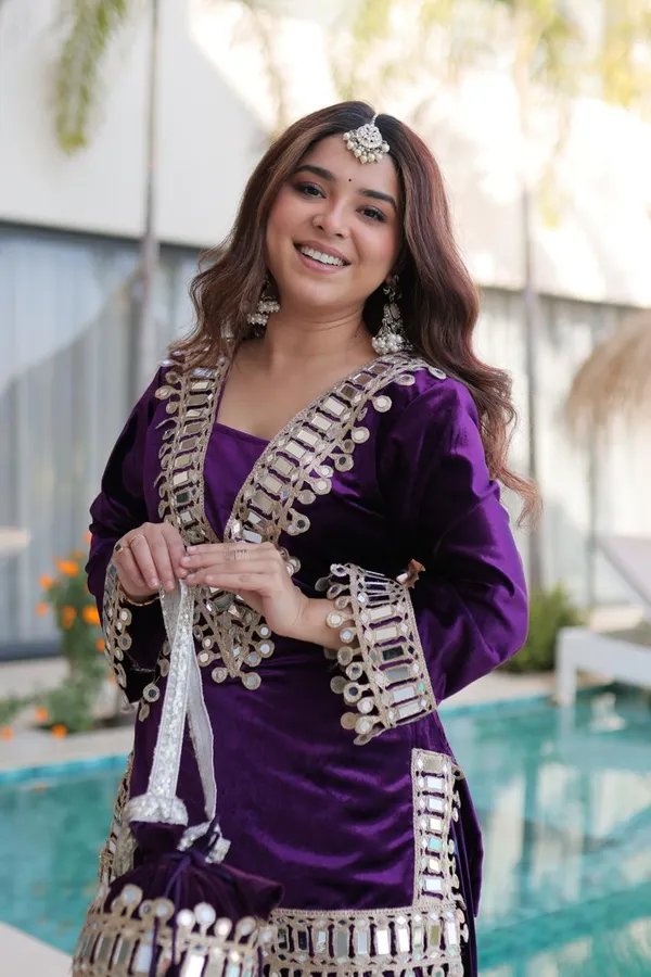 Purple_Cotton_Premium_&_Fancy_Design_Kurti_And_Palazzo_Set_For_Women