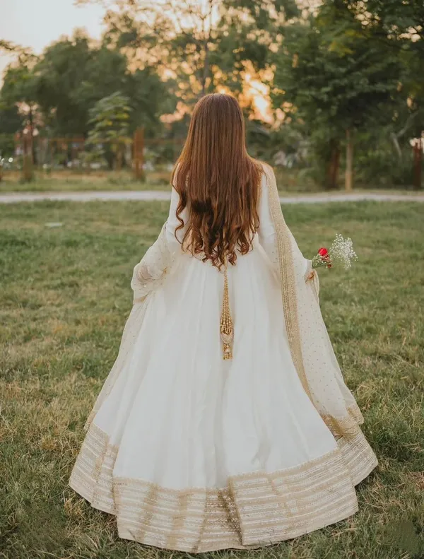 Off_White_Cotton_Premium_&_Fancy_Design_Anarkali_Gown_For_Women