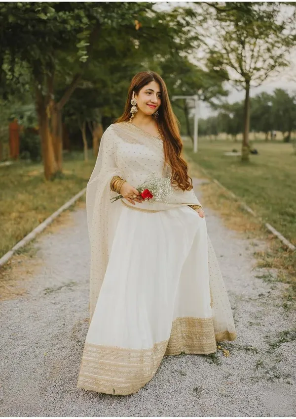 Off_White_Cotton_Premium_&_Fancy_Design_Anarkali_Gown_For_Women