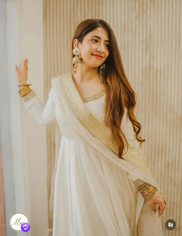 Off_White_Cotton_Premium_&_Fancy_Design_Anarkali_Gown_For_Women