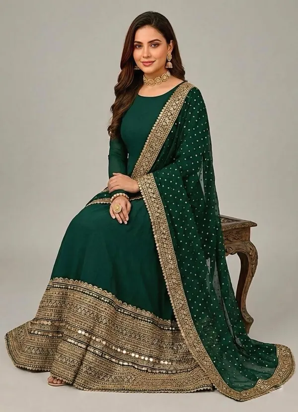 Green_Cotton_Premium_&_Fancy_Design_Anarkali_Set_For_Women