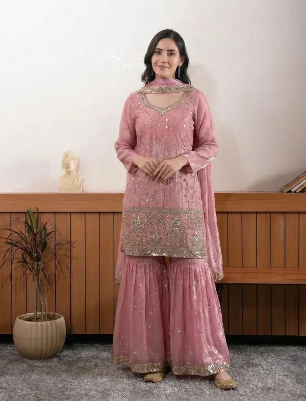 Light_Pink_Cotton_Premium_&_Fancy_Design_Sharara_Set_For_Women