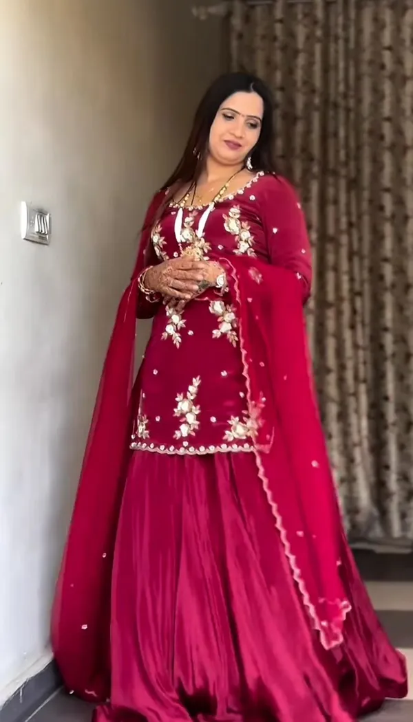 Red_Crepe_Premium_&_Fancy_Design_Lehenga_Set_For_Women