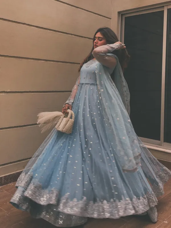 Blue_Cotton_Premium_&_Fancy_Design_Gown_For_Women