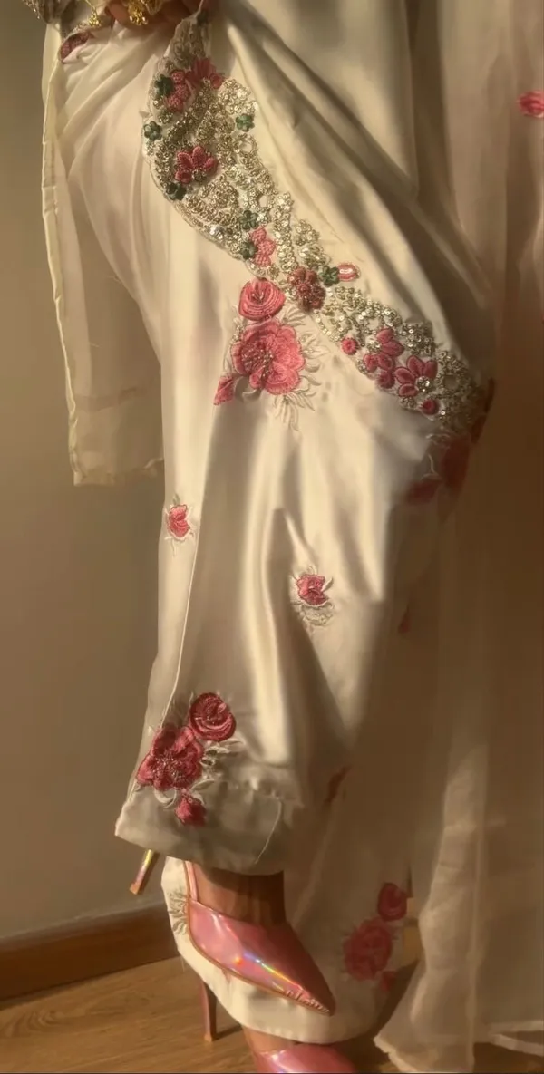 White_Cotton_Premium_&_Fancy_Design_Kurti_And_Palazzo_Set_For_Women