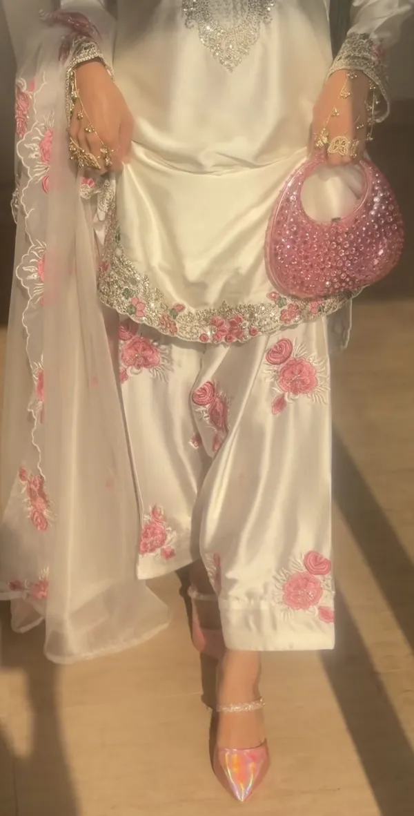 White_Cotton_Premium_&_Fancy_Design_Kurti_And_Palazzo_Set_For_Women