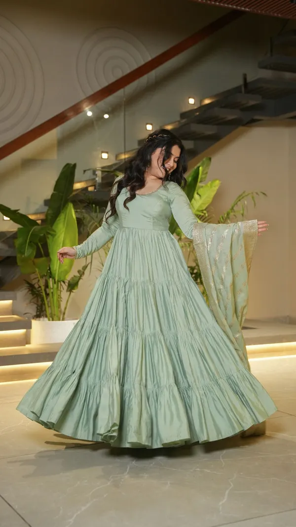 Light_Blue_Silk_Premium_&_Fancy_Design_Anarkali_Set_For_Women