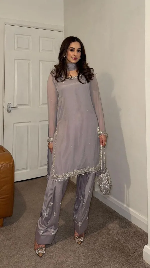 Silver_Cotton_Premium_&_Fancy_Design_Kurti_And_Pant_Set_For_Women