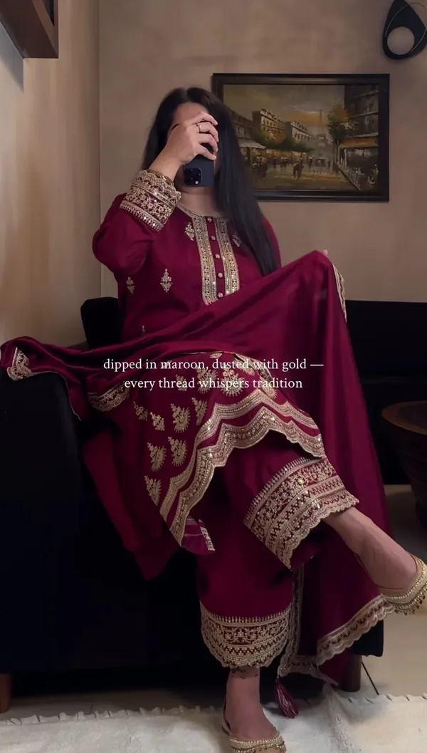 Maroon_Cotton_Premium_&_Fancy_Design_Suit_Set_For_Women