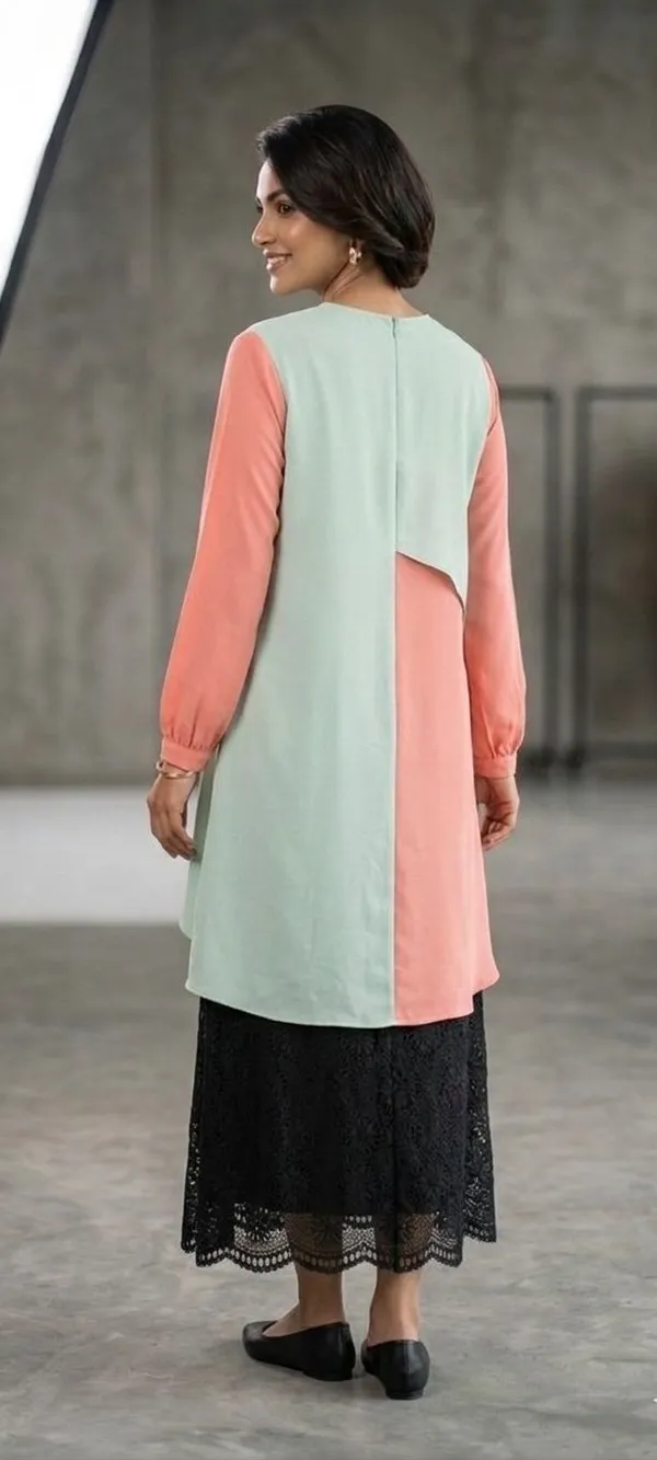 Women_Self_Design_Pathani_Kurta_(Multicolor)