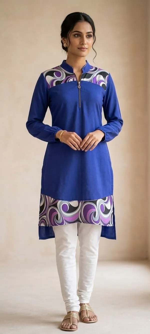Women_Self_Design_Ethnic_Dress_Kurta_(Blue)
