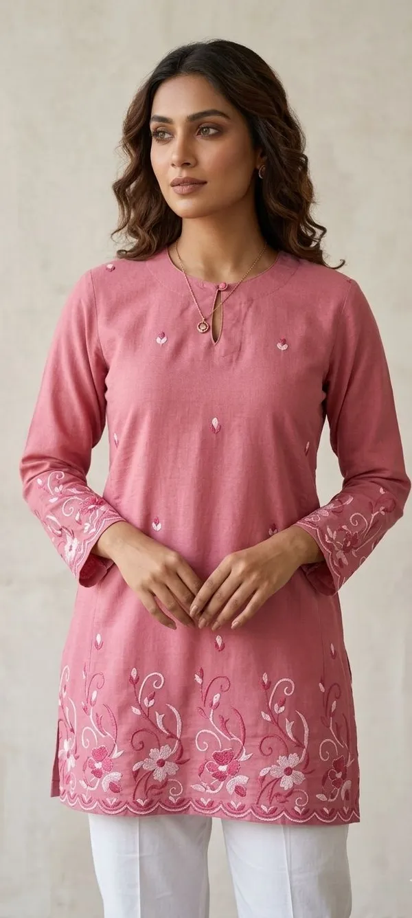 Women_Self_Design_Ethnic_Dress_Kurta_(Pink)